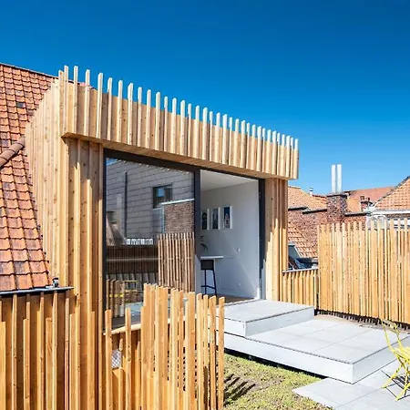 公寓式酒店 La Camuche De Rene Desclee, Duplex Neuf De 75 M2 Avec Une Grande Terrasse Au Sud Et Au Calme 图尔奈